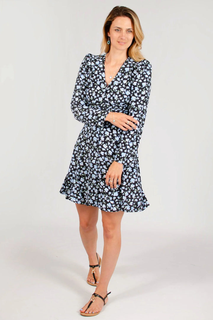 Dorothy Perkins Long Sleeve Floral Skater Dress