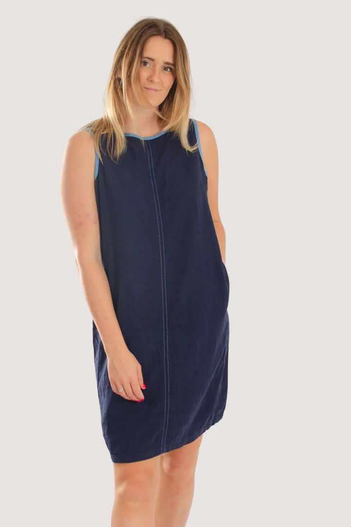 Next Sleeveless Linen Shift Dress