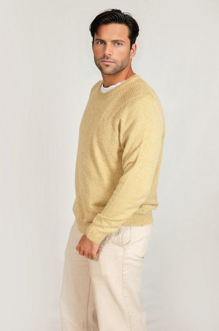 Mens Crew Neck Marl Jumper