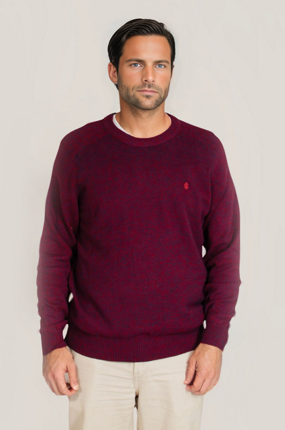 Mens Crew Neck Marl Jumper