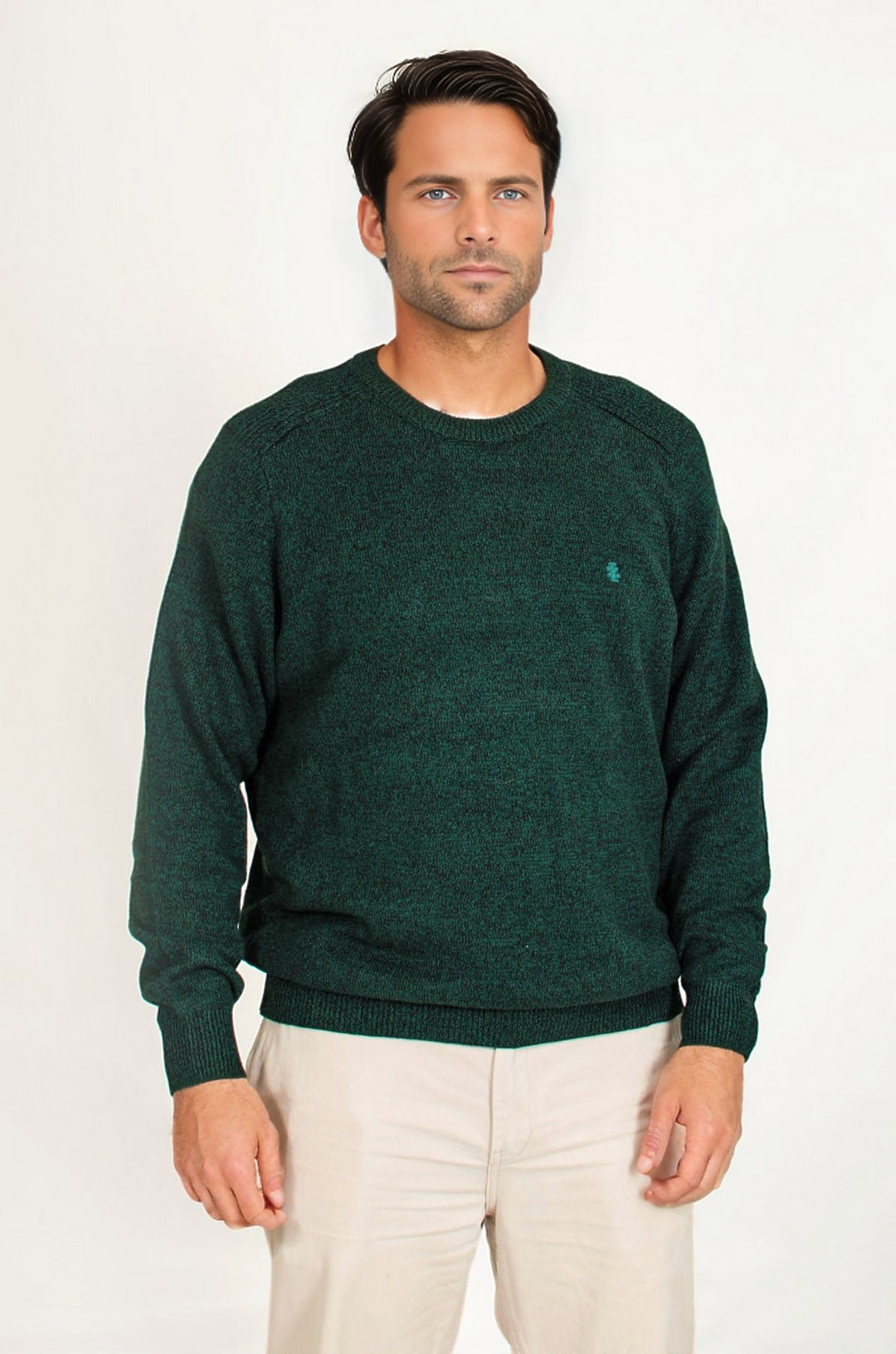 Mens Crew Neck Marl Jumper