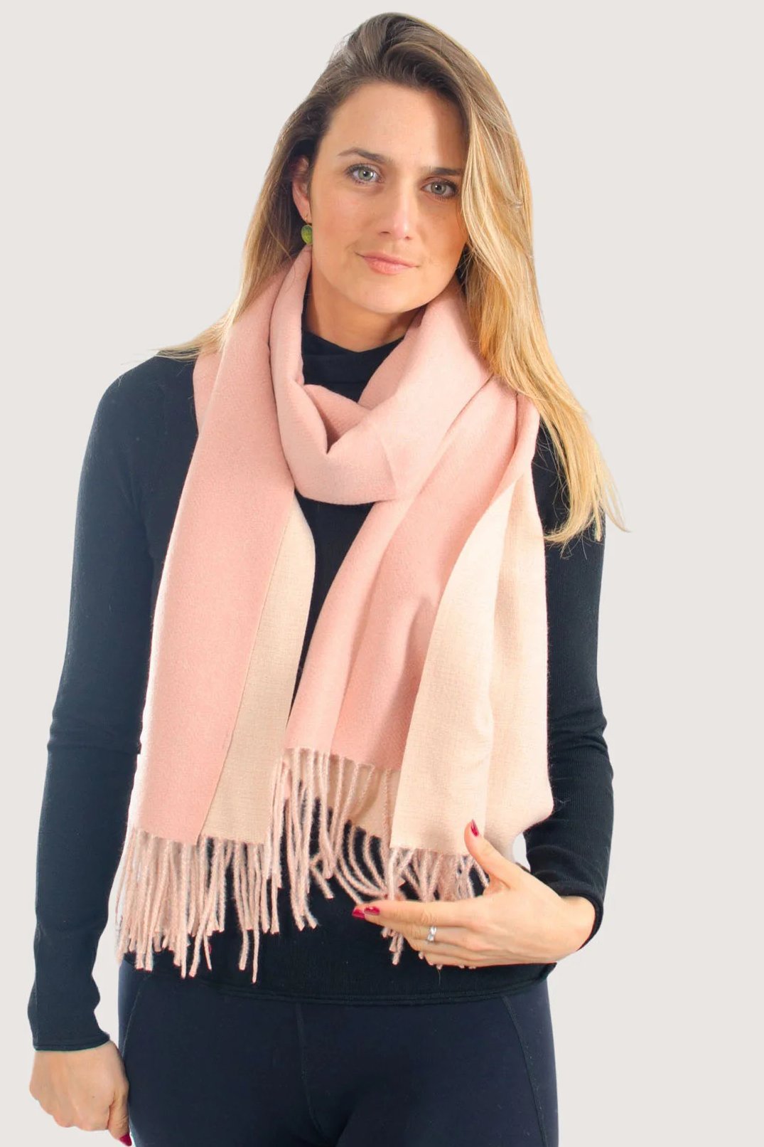 Two Tone Cashmere Blend Scarves