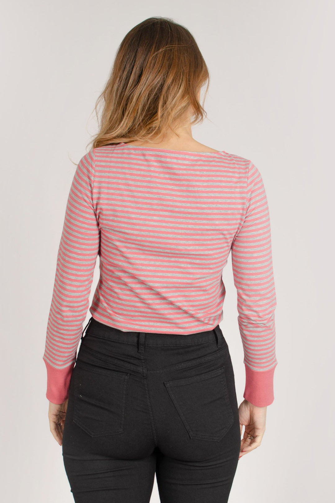 Cotton Stripe Jersey Top