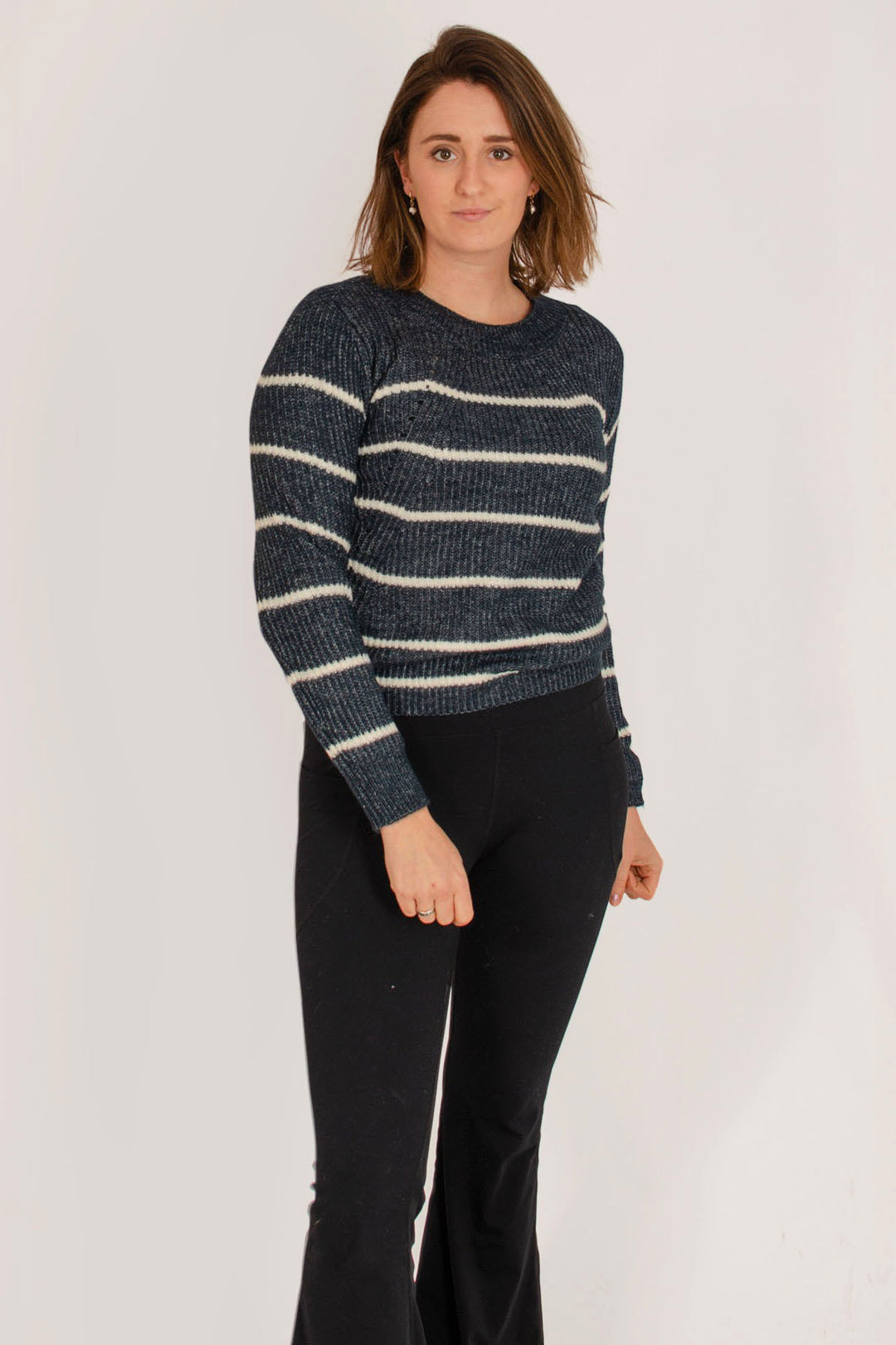 Stripe Crew Neck Jumper