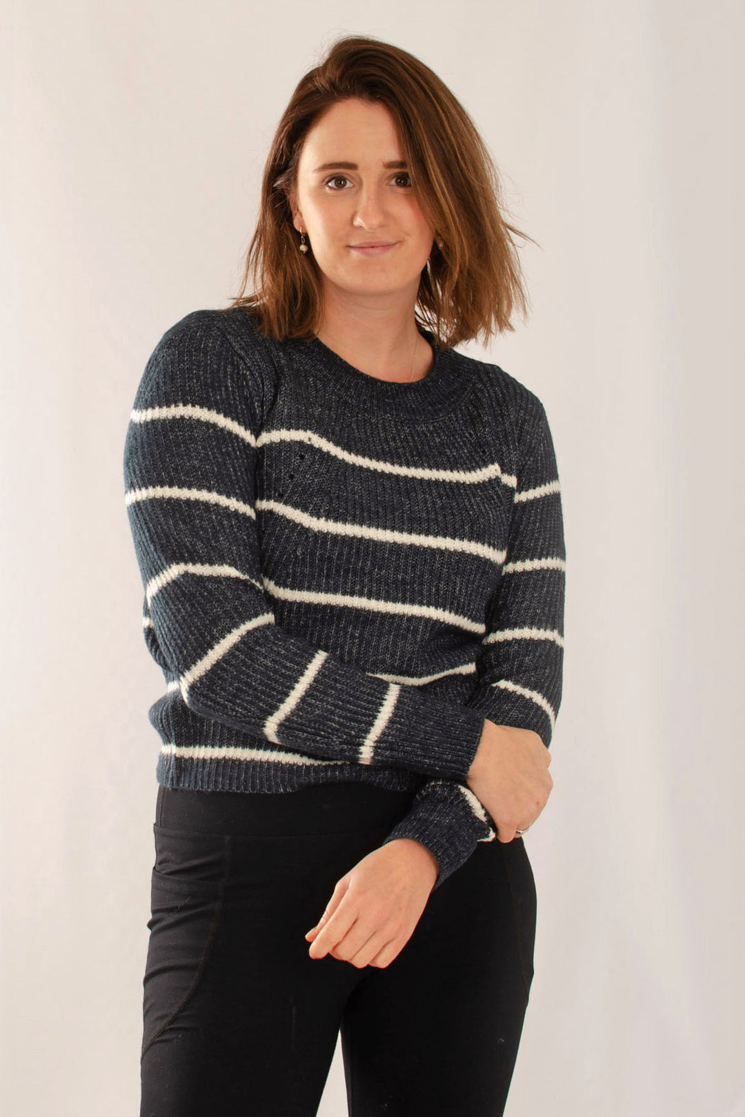 Stripe Crew Neck Jumper