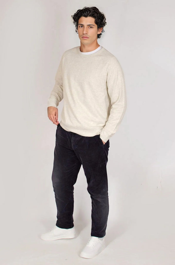 Mens Crew Neck Cotton Sweatshirt