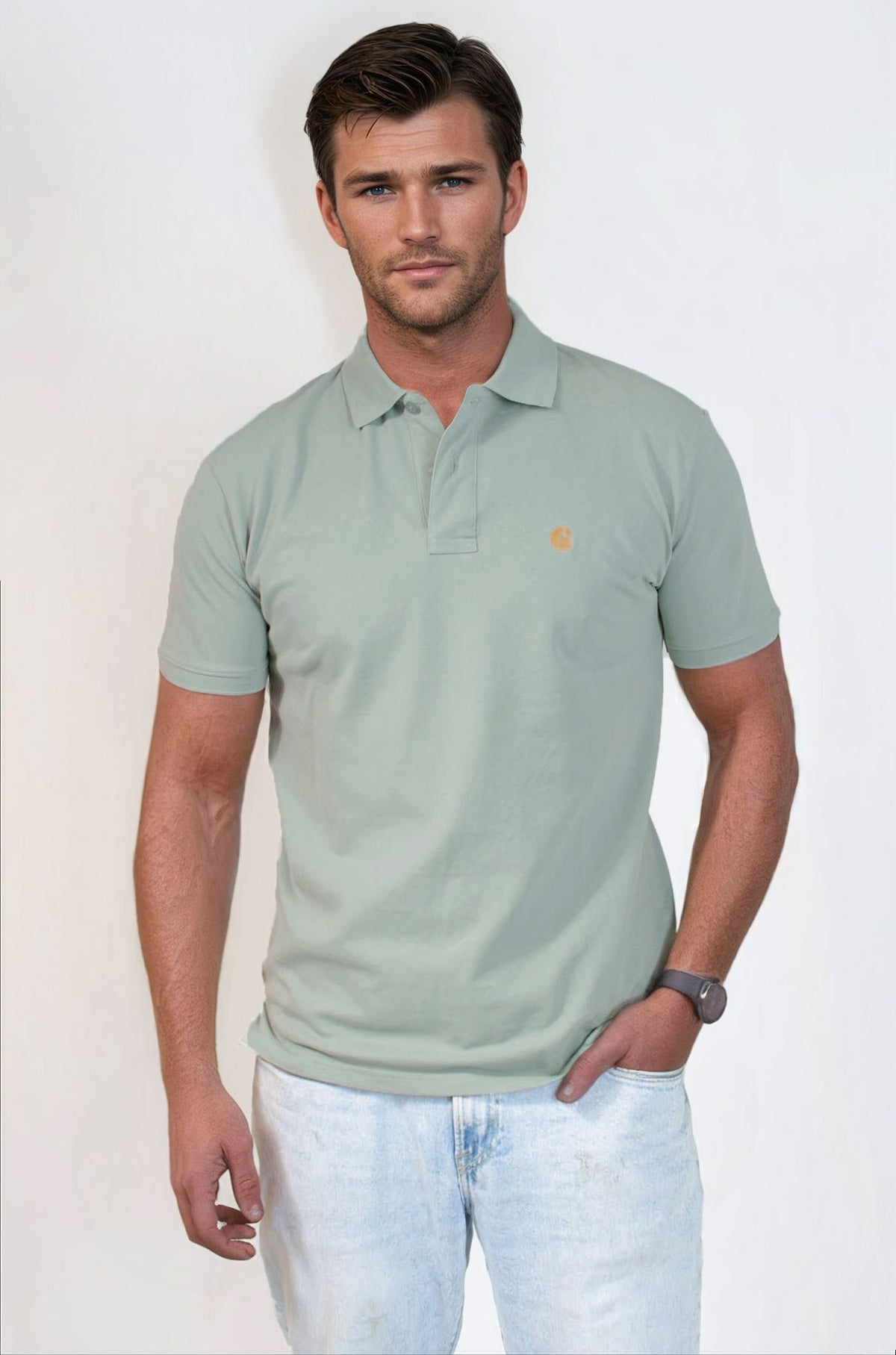 Mens Cotton Pique Polo Shirt