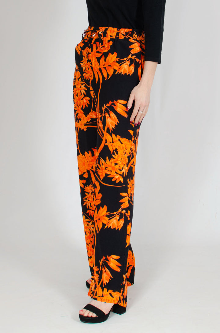 Floral Wide Leg Trousers