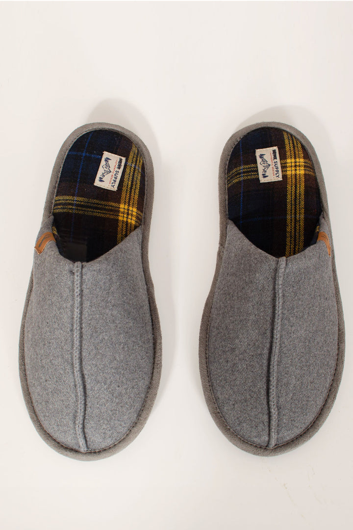 Mens Mules Memory Foam Slippers