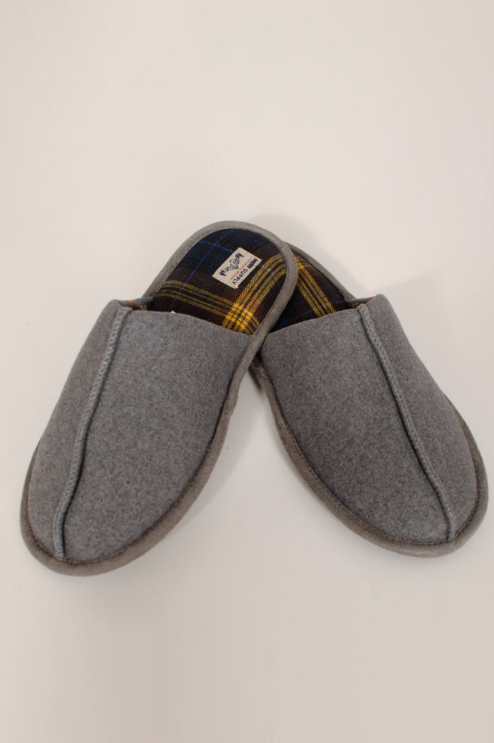 Mens Mules Memory Foam Slippers