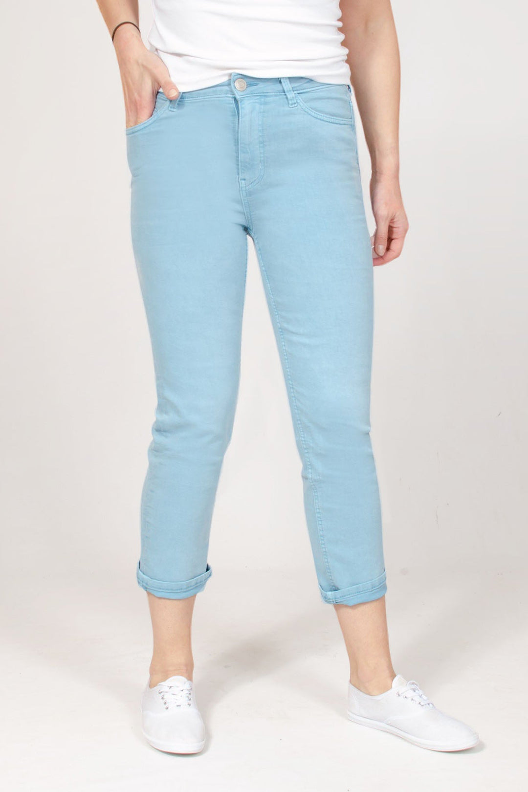 'The Harper' Cigarette Cropped Jeans