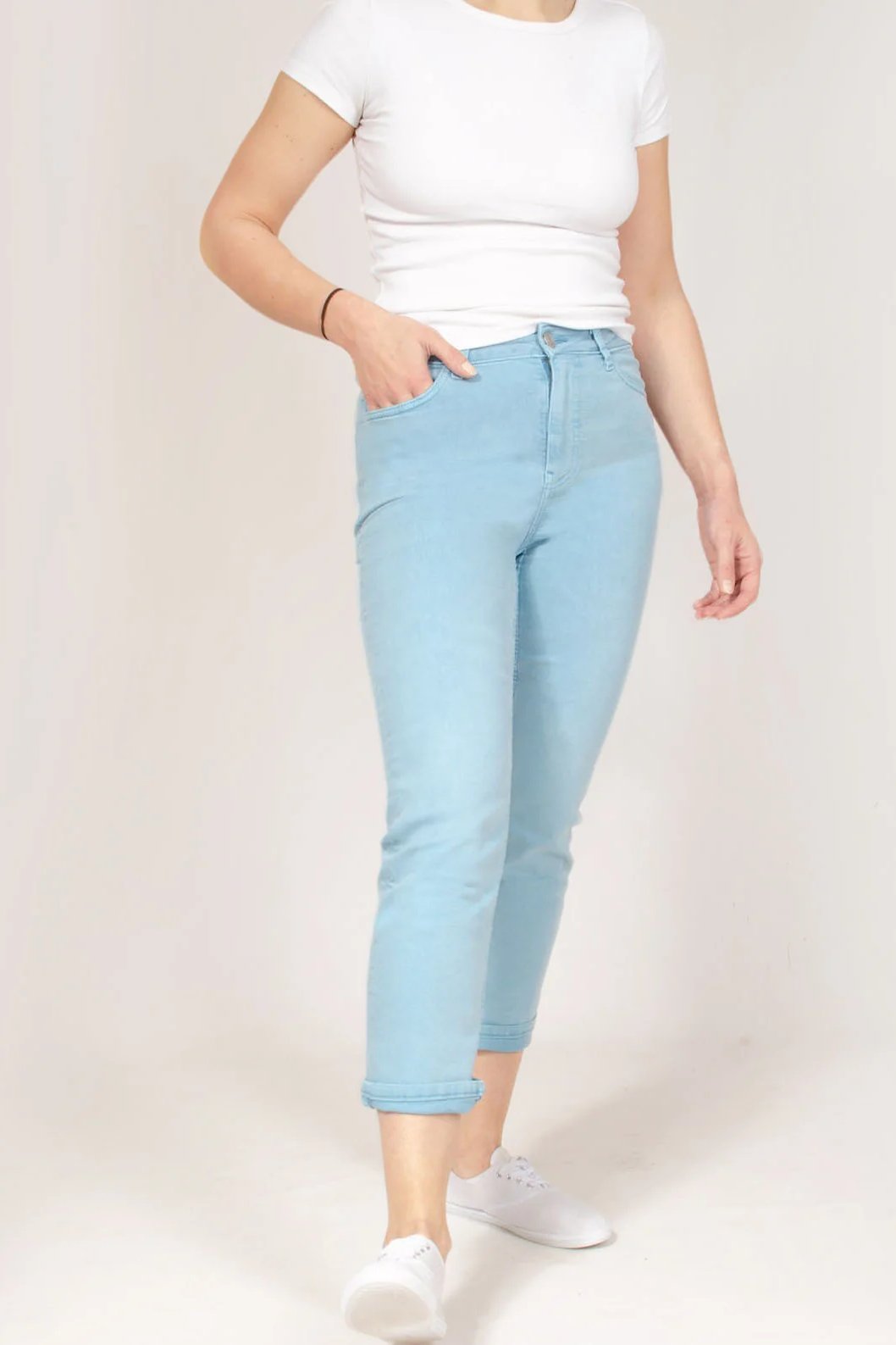 'The Harper' Cigarette Cropped Jeans