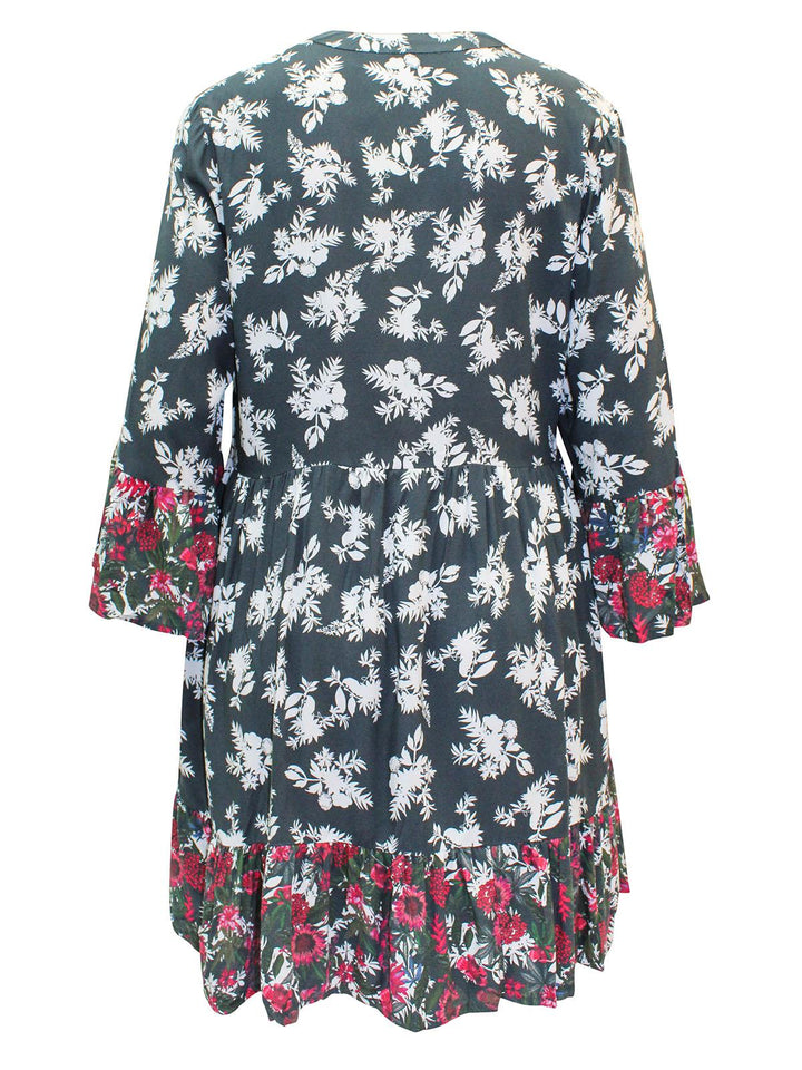 Floral Smock Tunic Top