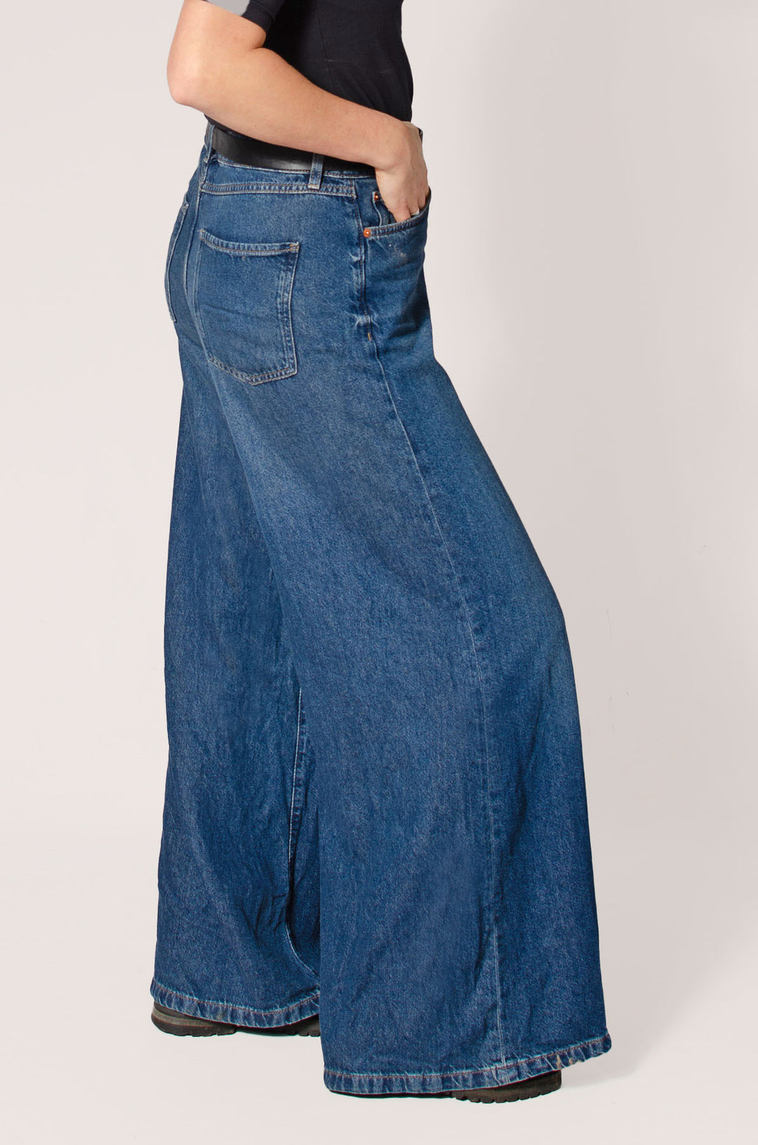 Denim Palazzo Jeans