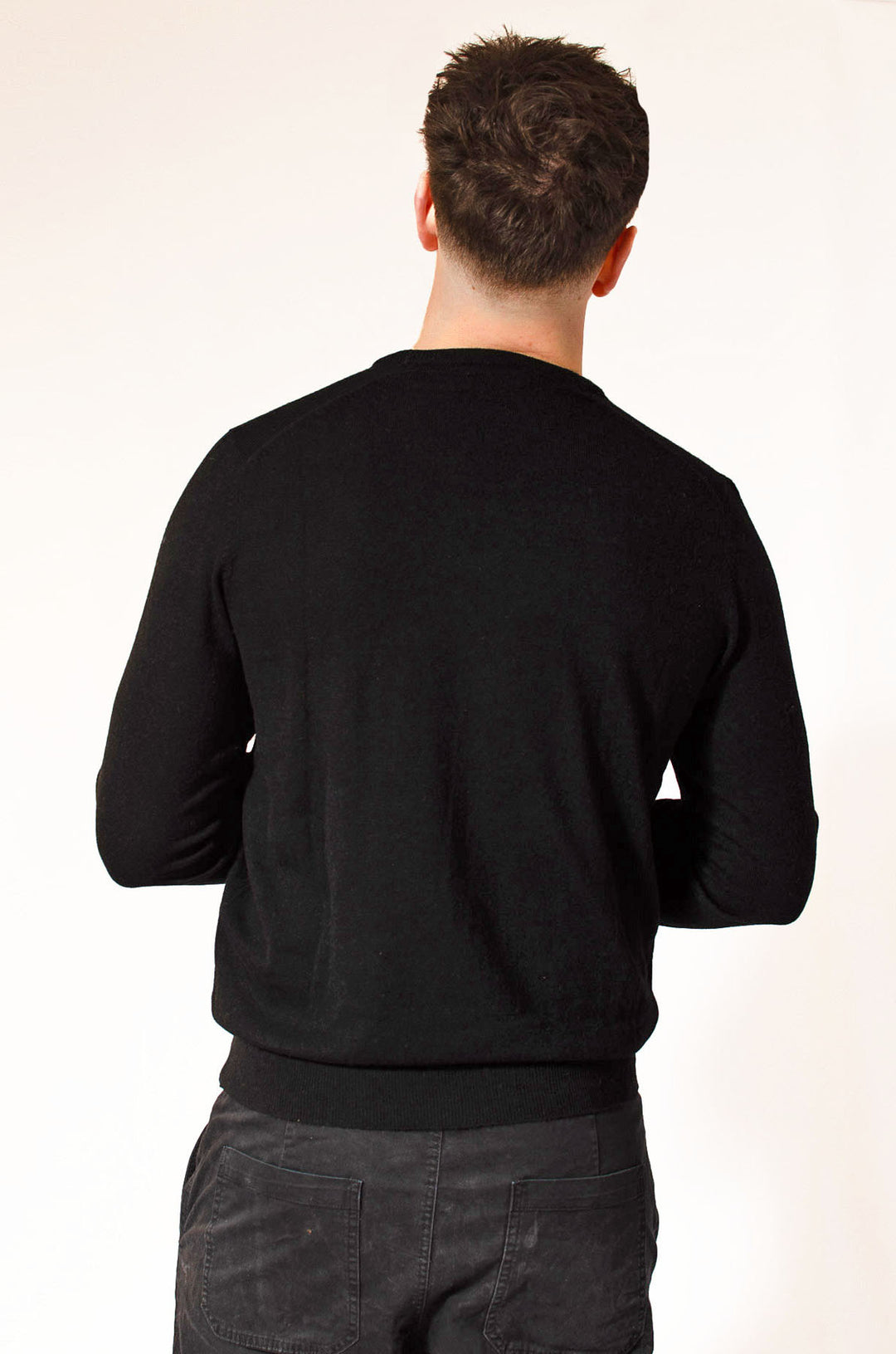 Italian Mens Lambswool Crew Neck Jumper