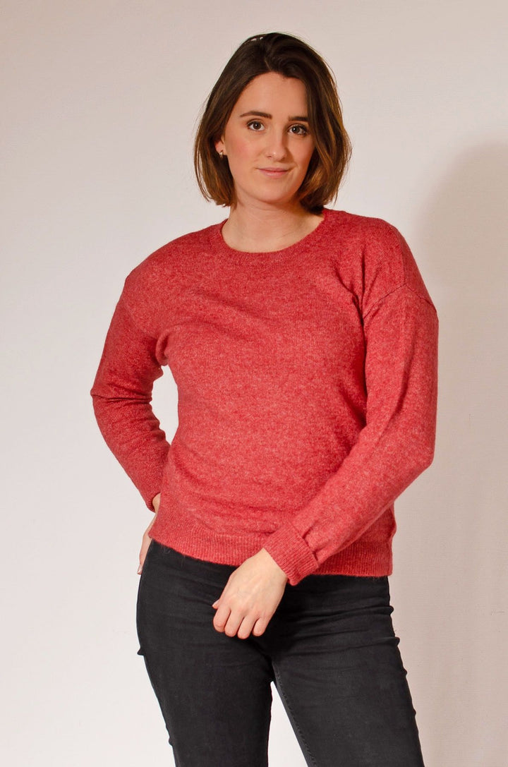 Angora Blend Round Neck Jumper