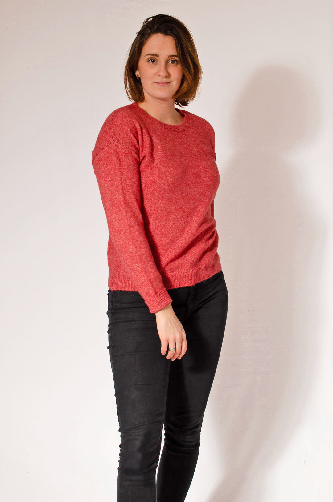 Angora Blend Round Neck Jumper