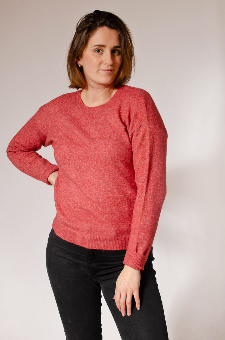 Angora Blend Round Neck Jumper