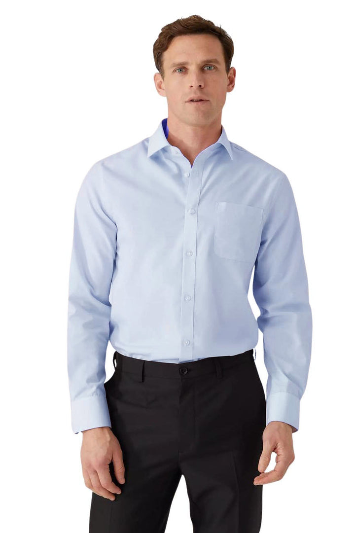 Mens easy-iron shirt with pocket