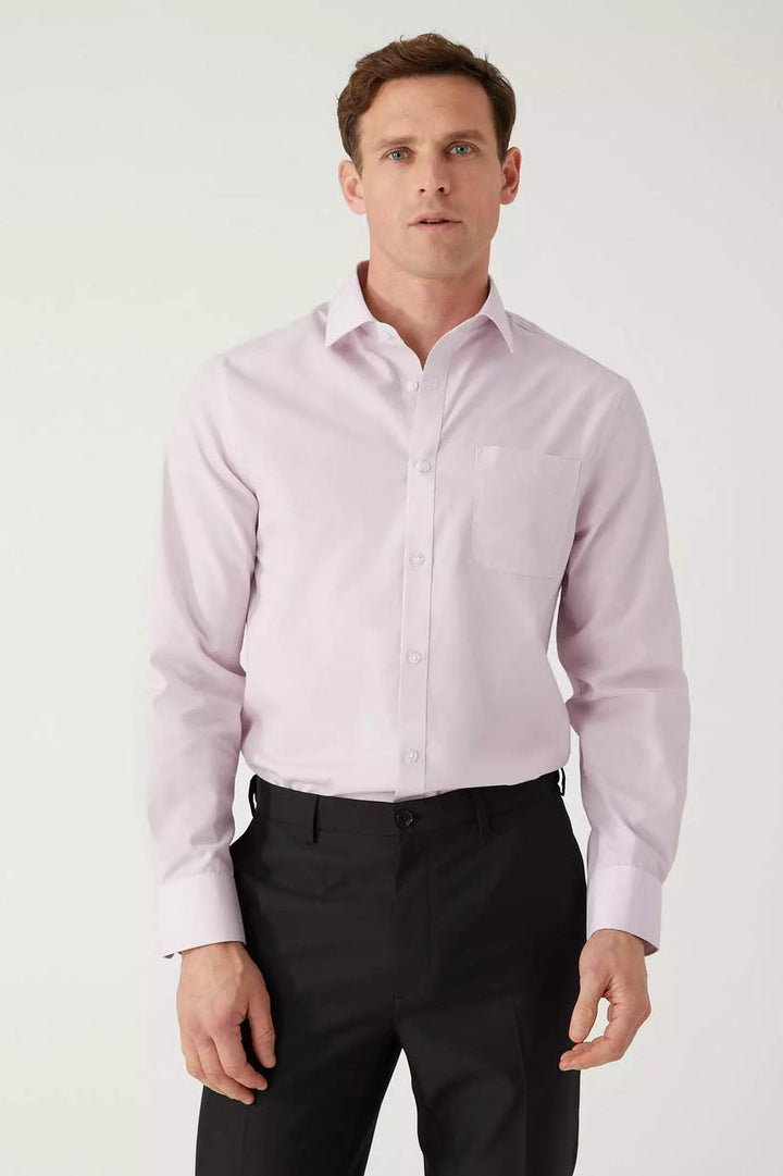 Mens easy-iron shirt with pocket