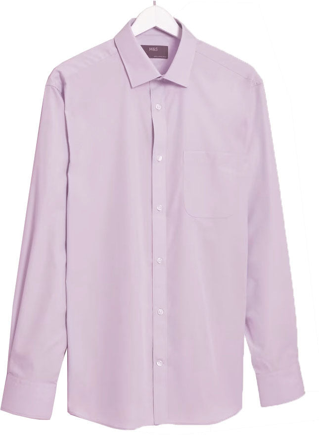 Mens easy-iron shirt with pocket