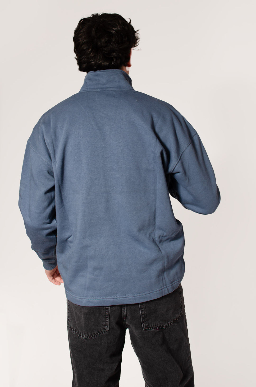 Mens Zip Neck Sweatshirt