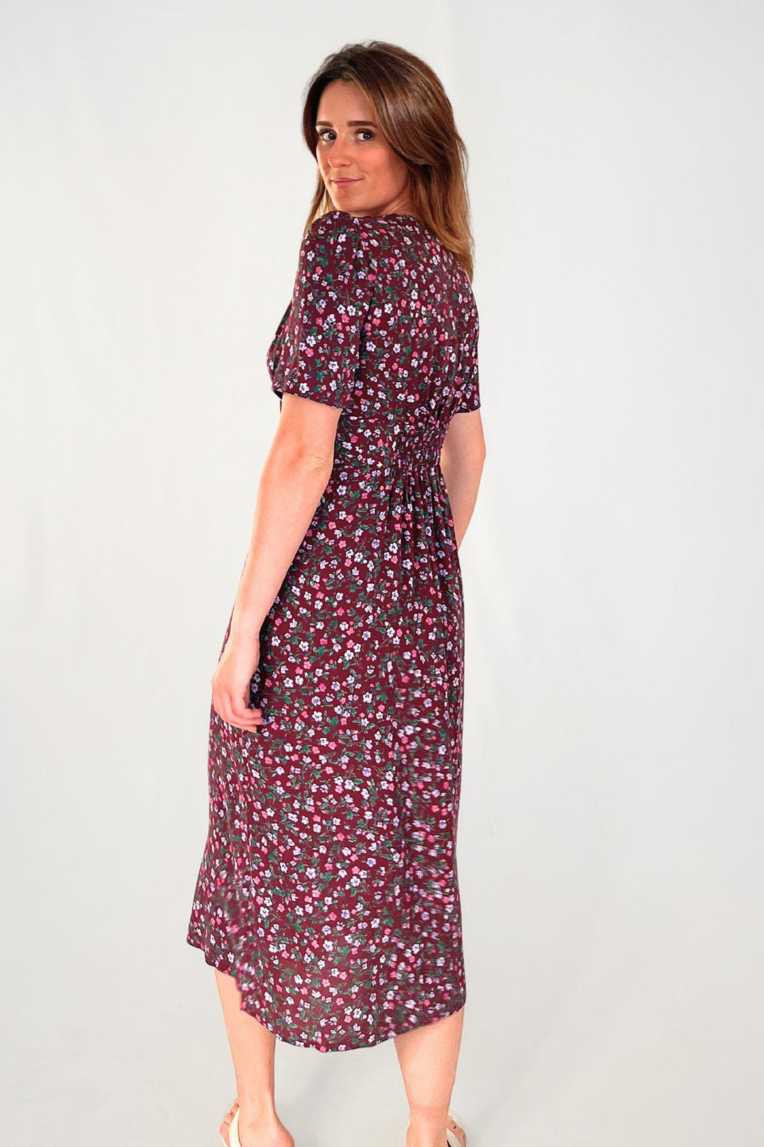 Ditsy Floral Midi Dress