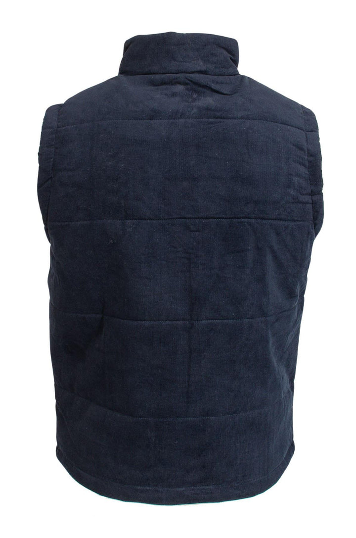 Mens Cord Padded Gilet