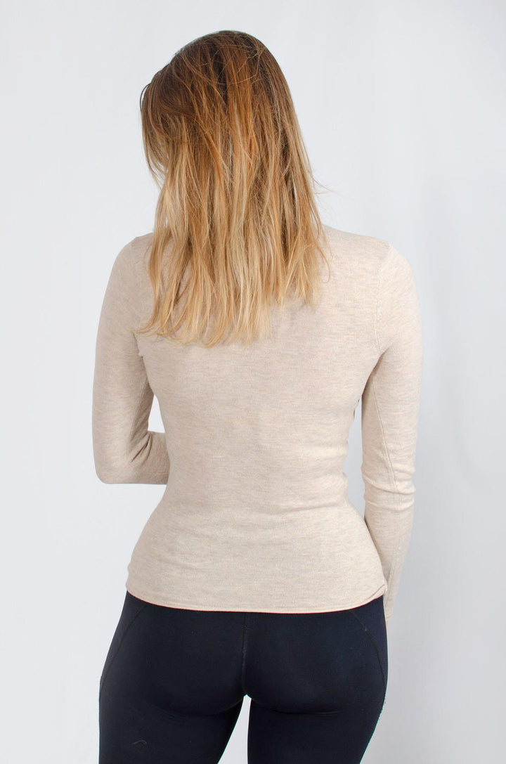 Roll Neck Fitted Jumper