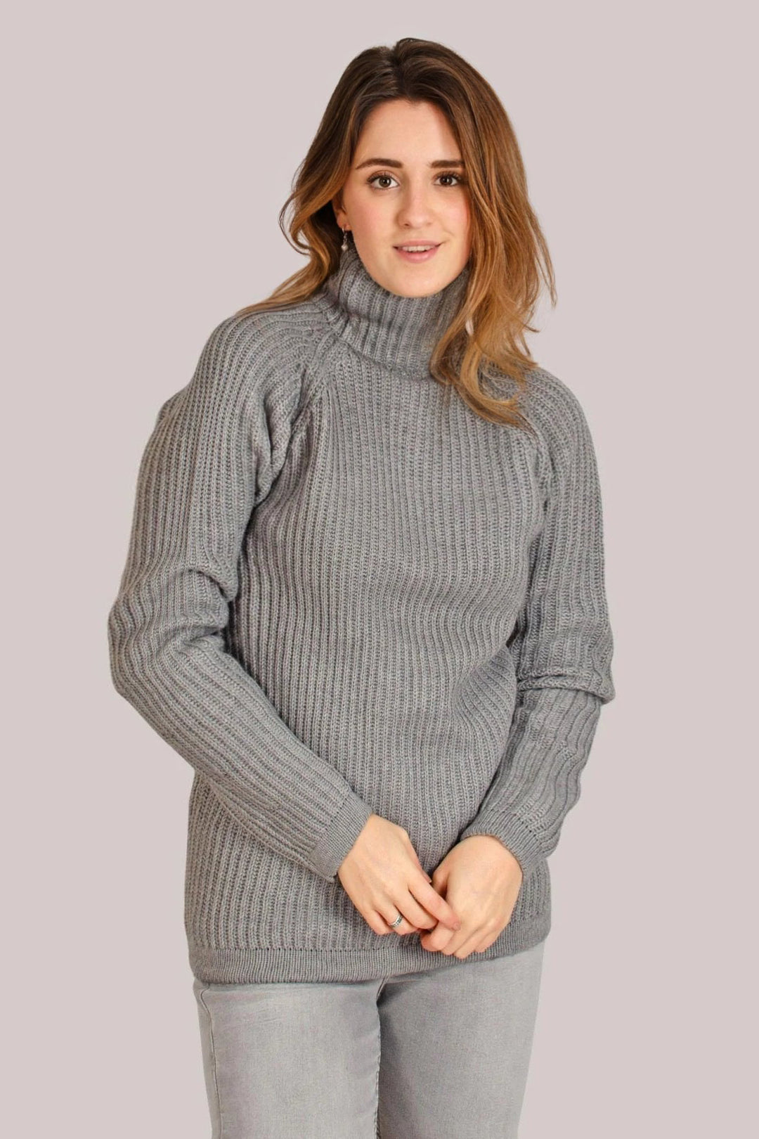 Ribbed Fisherman Jumper