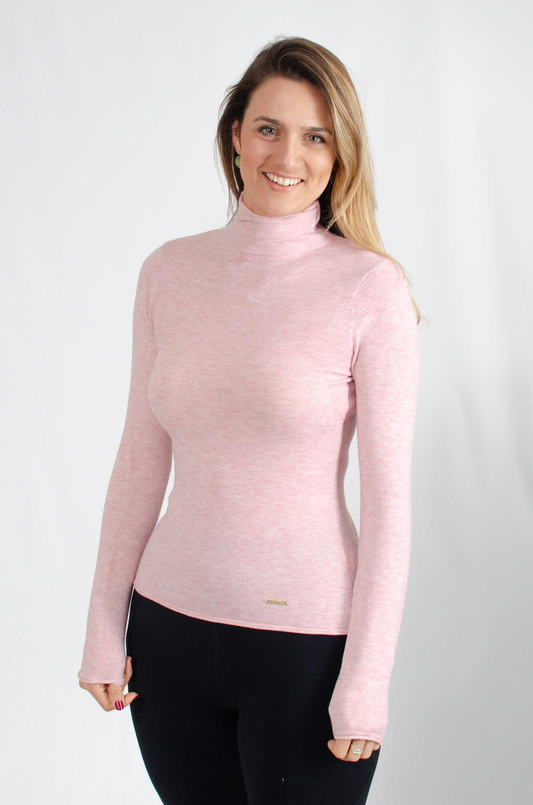 Roll Neck Fitted Jumper