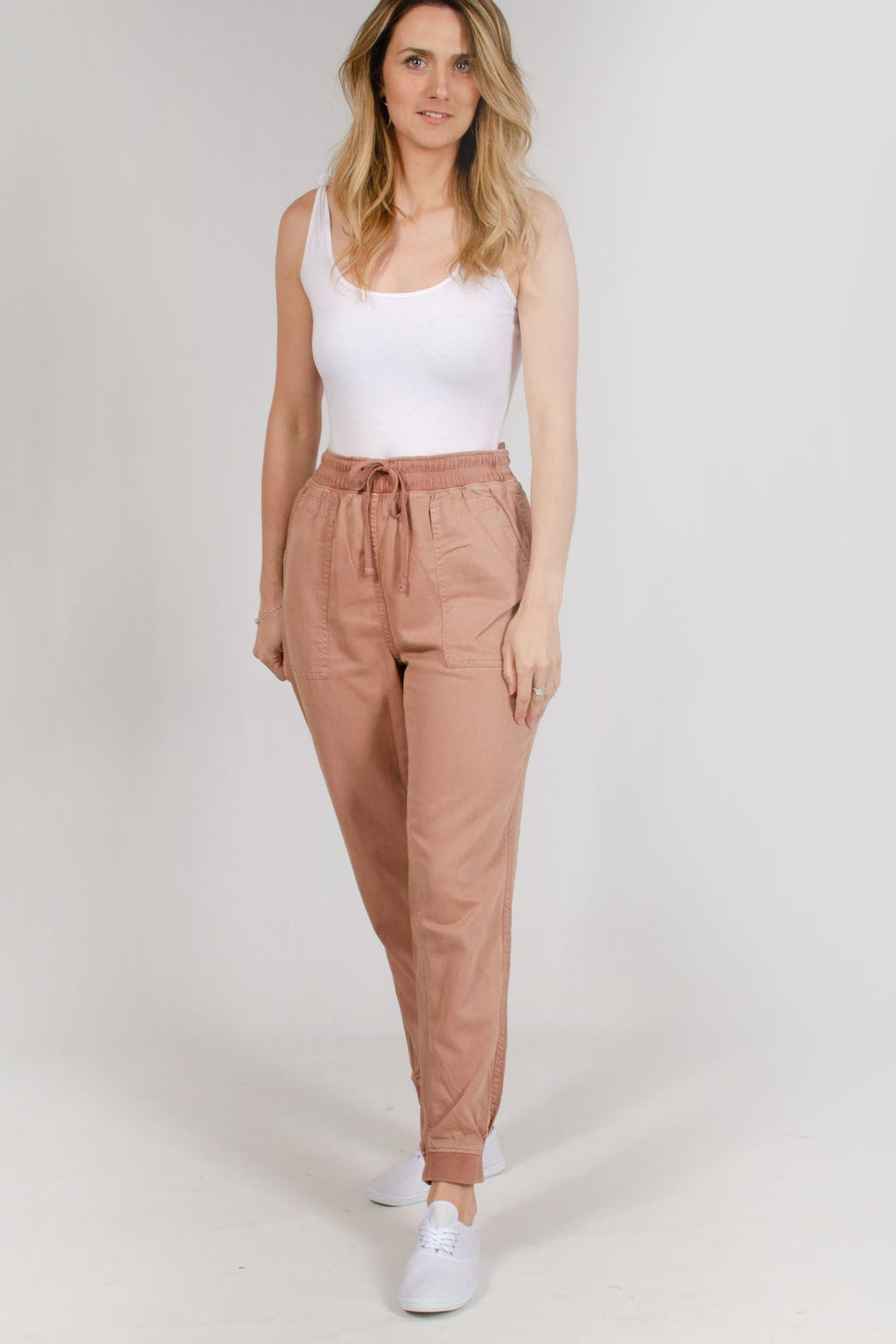 Tencel Ankle Cuff Joggers