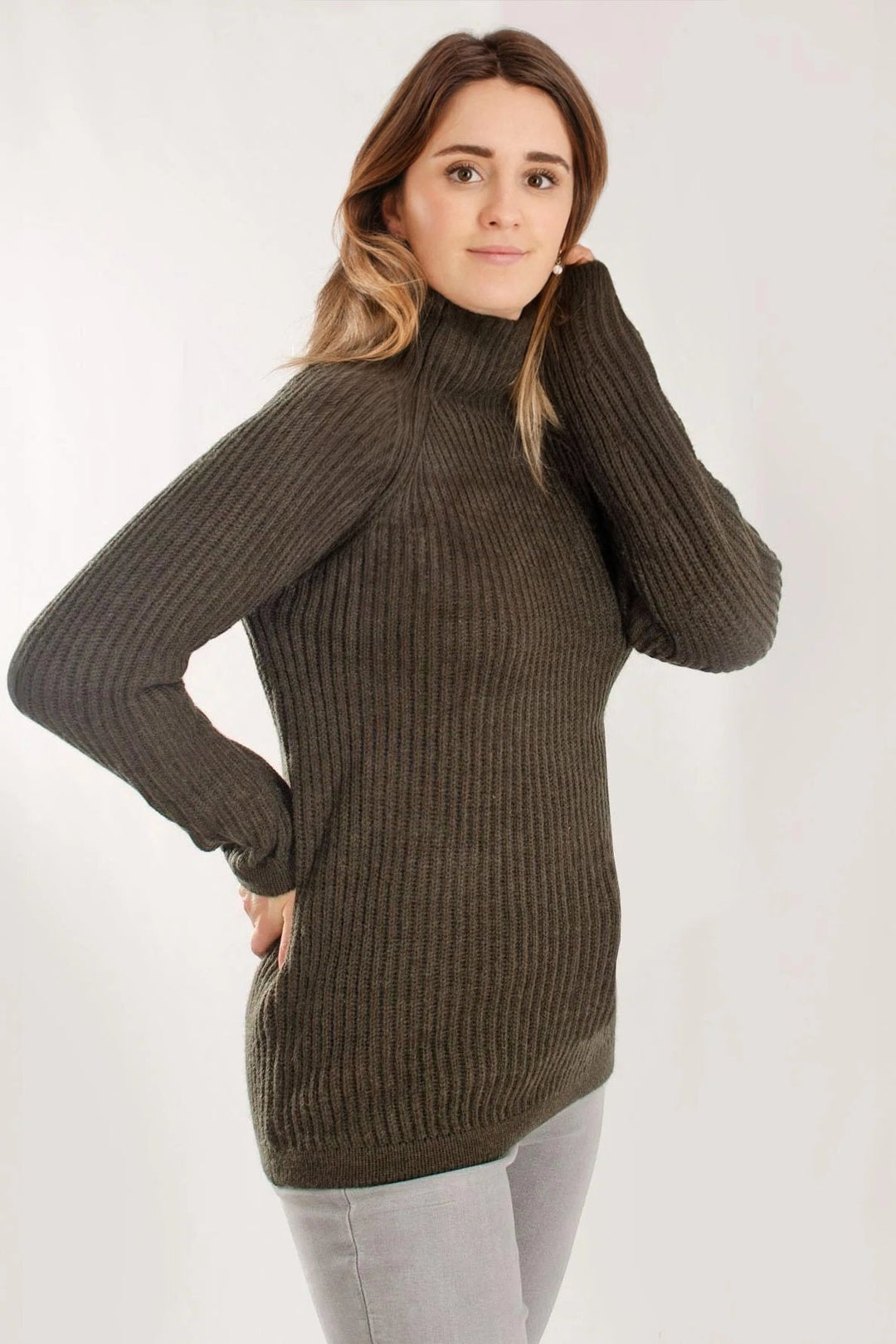 Ribbed Fisherman Jumper