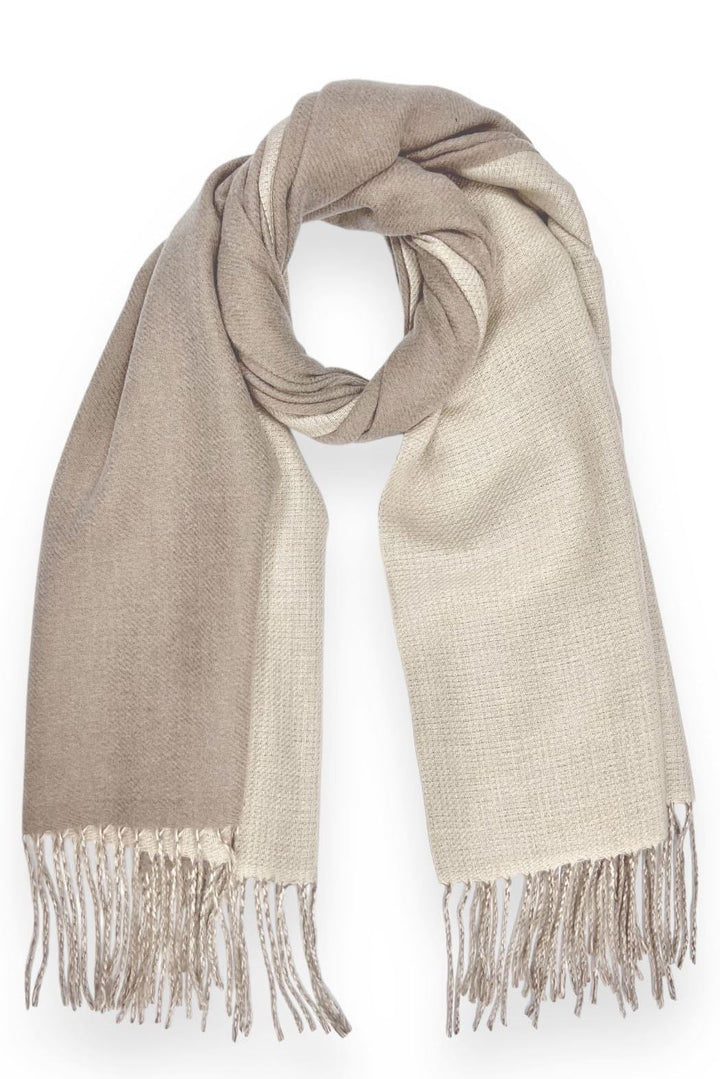 Two Tone Cashmere Blend Scarves