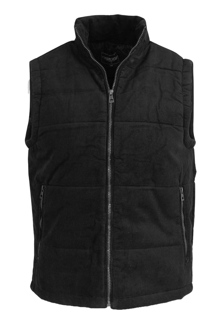 Mens Cord Padded Gilet