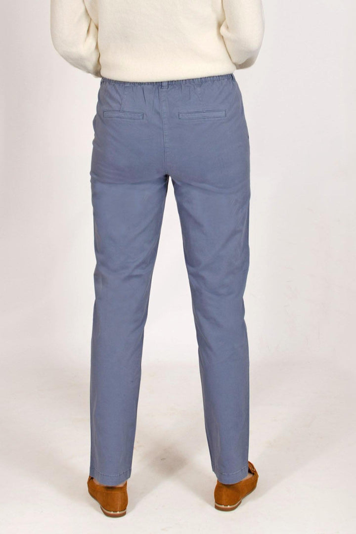 Elastic Waist Chino Trousers