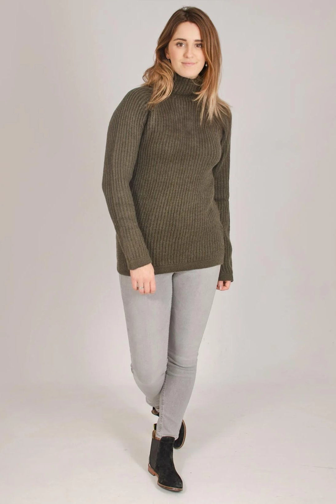 Ribbed Fisherman Jumper