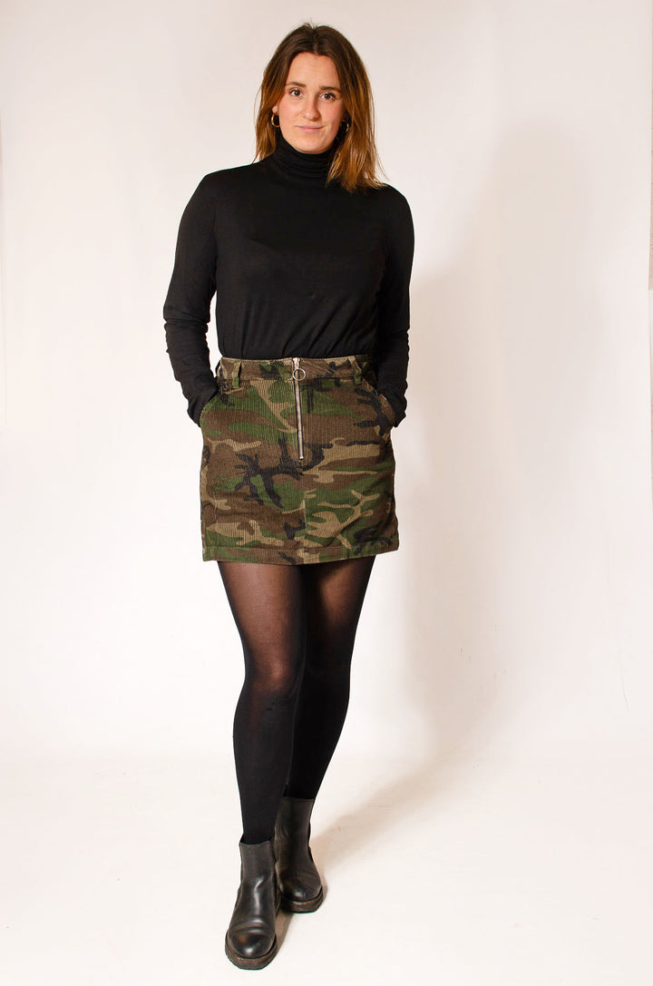 Camouflage Mini Skirt