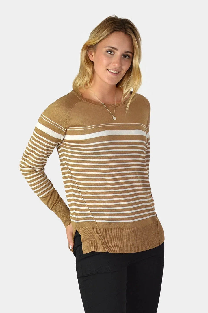 Round Neck Stripe Jumper