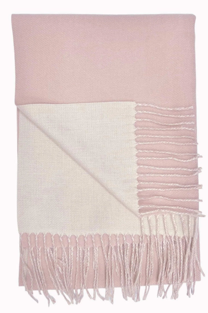 Two Tone Cashmere Blend Scarves