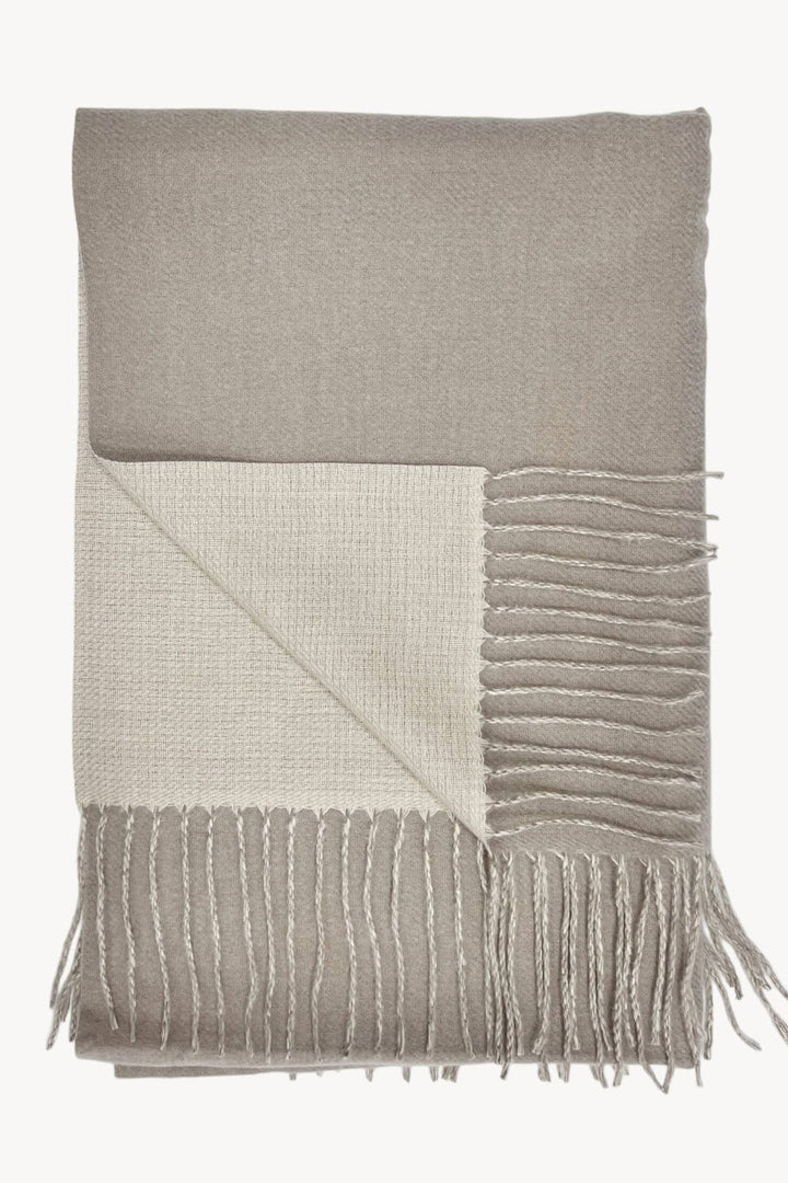 Two Tone Cashmere Blend Scarves