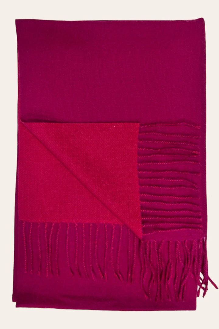 Two Tone Cashmere Blend Scarves