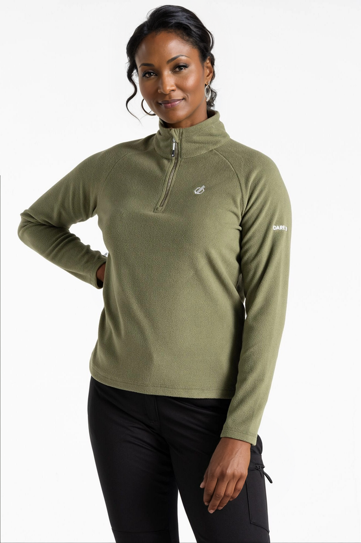 Zip Neck Fleece Top