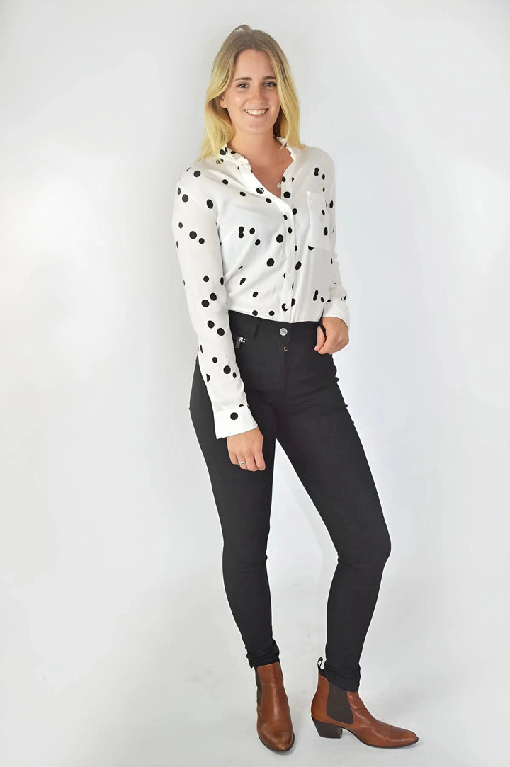 Spotted Print Soft Shirt