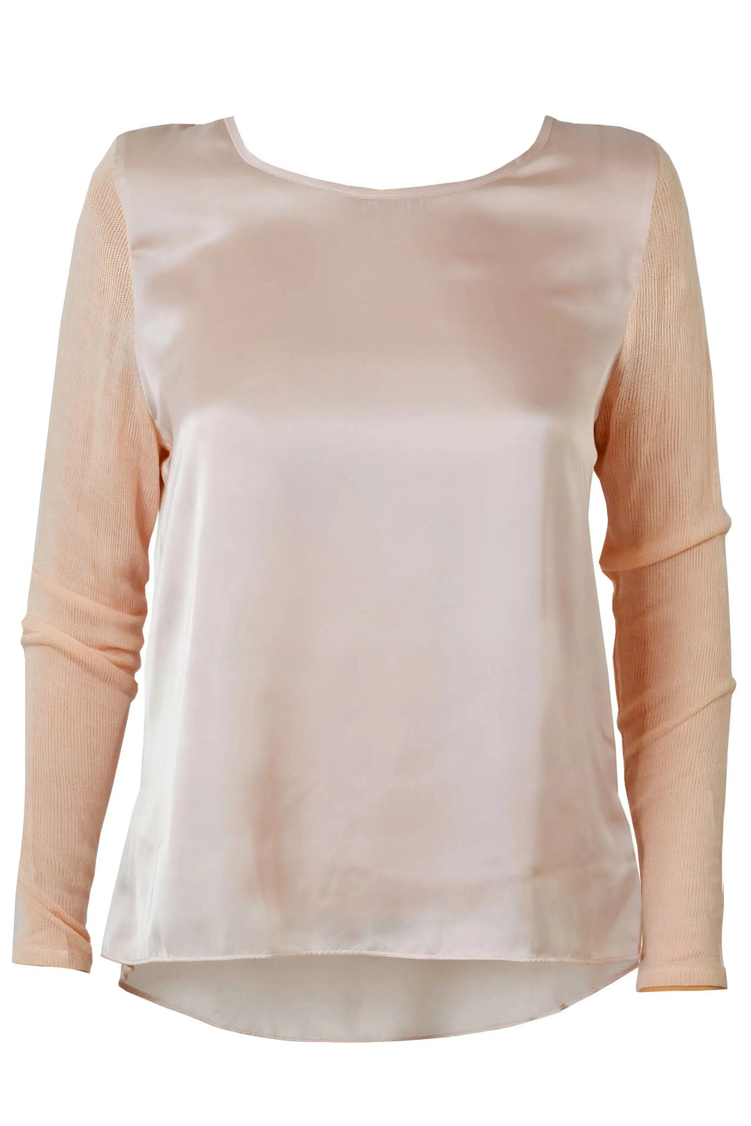 Satin Knit Sleeve Top