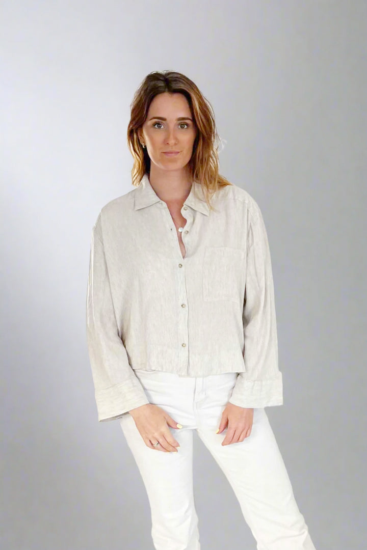 Boxy Linen Shirt