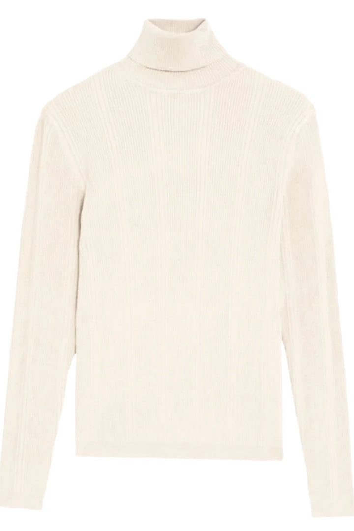 Ribbed Roll Neck Jumper