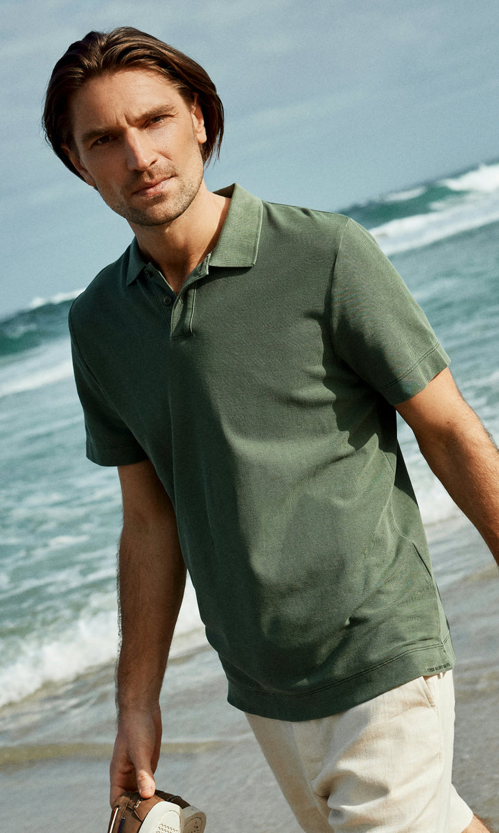 Cotton Pique Polo Shirt