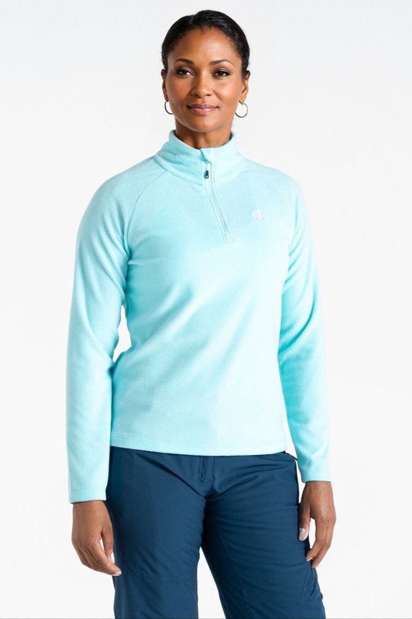 Zip Neck Fleece Top