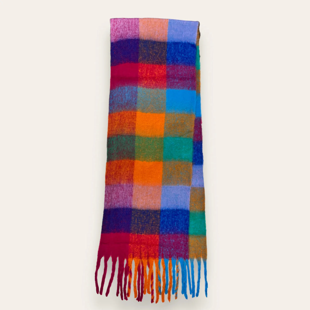 Super Soft Check Winter Scarf